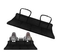 Generisch Extensor de asiento trasero de coche, colchón plegable para dormir, portátil, para viajes y camping, aumenta el maletero del dormitorio, negro, 42 x 128 cm