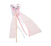 Generisch Fairy Wand - Toy Wands | Tooth Fairy Wand for Kids Performance, 1-Pack Non-Woven Star Prop with Wooden Handle for School Event Cosplay Birthday Party Nursery Costume Accessory for Girls