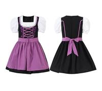 Generisch Falda corta para niñas para fiestas de cerveza para niños, multicolor, actividades en el campus, ropa de rendimiento, calendario de Adviento, adultos, 24 capítulos (púrpura, XS)