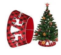 Generisch Falda de árbol de Navidad, cuello de árbol artificial rústico, cubierta decorativa para fiestas para el hogar, sala de estar, apartamento u oficina, perfecta para reuniones familiares