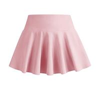 Generisch Falda deportiva para niñas, para correr, tenis, baloncesto, ropa de verano suave y transpirable con cintura elástica para actividades al aire libre y uso diario, Rosa., 13-14 años