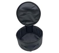 Generisch Fan Bag, Folding Telescopic Round Case for Hand Fans, Portable Storage Bag, Perfect for Travel, Beach, Camping, Picnic, Outdoor Use, Men, Women, Workplace Accessory, Secure Zipper