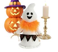 Generisch Fantasma de Halloween | Muñeca suave con bufanda | Accesorios góticos para el hogar muñecas coleccionables para cocina, hotel, apartamento, suministros de