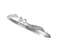 Generisch Fashion Silver Plated 925 Anillo de compromiso Proposal Anillo Servilleta Anillos, A, Cobre, Sin piedras preciosas