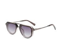 Generisch FHKQMLFQ-Retro Small Oval Sunglasses for Women Rivet Shades UV400 Men Punk Sunglasses