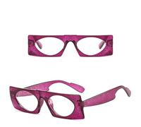 Generisch FHKQMLFQ-Vintage Square Sunglasses Women Retro Rectangle Frame Sunglasses Flat Mirror Female Male Eyeglasses