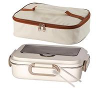 Generisch Fiambrera aislada para el trabajo, para alimentos fríos y calientes, caja de comida portátil con gran capacidad para picnic y viajes al aire libre