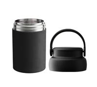 Generisch Fiambrera térmica para adultos, 600 ml de acero inoxidable, recipiente térmico para comida para llevar, para trabajo, escuela, camping, picnic, viajes, ensalada, sopa,