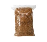 Generisch Fibras de coco como de pájaros y lecho - Material % natural | para jaula y recinto de animales pequeños (pájaro, hámster, ratón) - Contenido: 250 g o 500 g