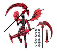 Generisch Figura de acción impresa en 3D - Decoración robótica de impresión 3D | Figura de acción móvil de 5,31 pulgadas para escuela, aula, estudio, juegos, escritorio, ventana, estantería, colección