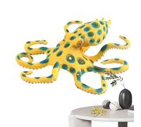 Generisch Figura de Animales Marinos - 12 cm anillado Juguete de Pulpo de educación temprana, Figuras Marinas realistas, cuota de educación cognitiva para niños, decoración de Escritorio para