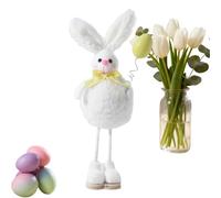 Generisch Figura de Conejo de pie, pequeña Figura de Pascua de pie como decoración - Figura de Conejo de Primavera Acento residencial - para el hogar, Vacaciones, Escritorio, Mesa de Comedor