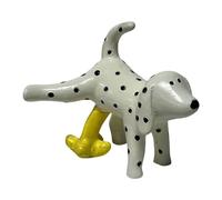 Generisch Figura de perro Peeing, estatua de jardín, adorno decorativo para el hogar, decoración de escritorio, decoración de jardín único, decoración para espacios exteriores e interiores, 3,94 x