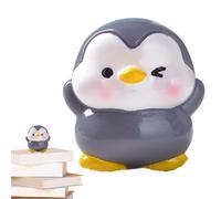 Generisch Figura de pingüino - Estatua de océano en Miniatura para Manualidades | Figura de pingüino de Resina en Colores Brillantes, Bonito Modelo Animal para jardín de al Aire Libre
