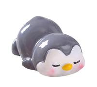 Generisch Figura de pingüino - Estatua de océano en Miniatura para Manualidades | Figura de pingüino de Resina en Colores Brillantes, Bonito Modelo Animal para jardín de al Aire Libre