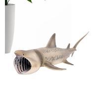 Generisch Figura de tiburón - 21,3 pulgadas PP | Juguete de tiburón | Juguete animal | Animales marinos realistas | Modelo educativo para niños para jugar, decoración del hogar, jardín, alféizar de