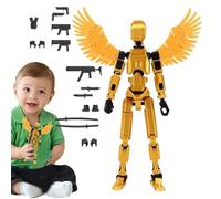 Generisch Figura móvil con múltiples articulaciones,Modelo móvil con múltiples articulaciones,Figura impresa en 3D | Decoración de escritorio, juguete móvil con, figuras de acción para niños