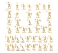 Generisch Figuras de soldados, figuras de acción diferentes de soldados, 100 piezas de modelo, juegos de mesa antiguos, juegos de mesa para juegos de rol y infantiles, decoración de pasteles y