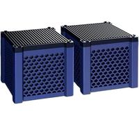 Generisch Filtro de carbón activo Cube para acuarios, estanques y bebederos de caballos, filtro de agua con carbón activo para agua clara, filtración respetuosa con el medio ambiente en acuarios
