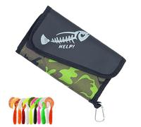 Generisch Fischereifanny Pack, Pequeña Bolsa de Aparejos, Organizador de Cebo portátil, Paquete de Cintura para Hombres, Mujeres, Utility Lures Gear Storage Bag, Camuflaje, Ver descripción, Ver
