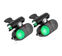 Generisch Fishing Bells, Sensitive LED Light Rod Bells, 2 Pack Angling Tackle, Excellent Sound Alerts, Easy to Install, Great for Freshwater, Outdoor Sports, Hombre, Women, Cycling Festivals