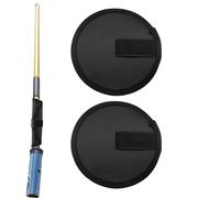 Generisch Fishing Lure Covers Rod, Fishing Hook Covers, 14.9/14.8/2.2 pulgadas, guardias protectoras, almacenamiento protectivo, lures Guard for Freshwater and Saltwater Fish Gear (Multicolor), Negro