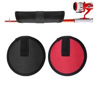 Generisch Fishing Lure Covers Rod, Fishing Hook Covers, 14.9/14.8/2.2 pulgadas, guardias protectoras, almacenamiento protectivo, lures Guard for Freshwater and Saltwater Fish Gear (Multicolor), Rojo y
