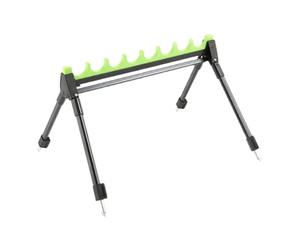 Generisch Fishing Pole Holders to Ground, 12 Slot Telescoping Rod Rack, 17.72x12.6x16.54 Pulgadas Plegable Fishing Poles Storage Stand for Shore, Outdoor Angling with Grandpa, Father, Husband, Uncle