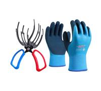 Generisch Fishkontroller - Pinzas de mano para manipular criaturas acuáticas, dispositivo de acero inoxidable con resistencia a la corrosión, equipo deportivo, accesorios de pesca de cangrejo