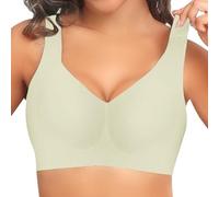 Generisch Fitness Set Mujer Mujer Sujetador Deportivo Sexy Encaje Front Buckle Yoga BH Plus Size Entrenamiento Sujetador de Fuerza, verde, M