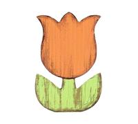 Generisch Flores de madera, piezas de centro de primavera, 5,5 x 3,2 x 5,7 pulgadas, decoración de bandeja con niveles vintage para tablas, manto de primavera, mesa de granja, escritorio, ducha