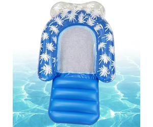 Generisch Flotador hinchable | Tumbona de agua con soporte para las piernas - Piscina Floß,para tomar el sol al aire libre en el lago río en su propio jardín o patio trasero y en de verano