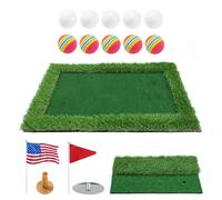 Generisch Flotante Putting Green para la piscina, juego de astillado de golf | Actividades de entrenamiento de ejercicios para patio trasero piscina competición exterior