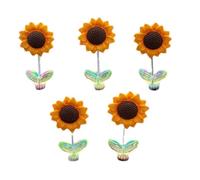 Generisch Flowers for Car | 5pcs Creative Dancing Flowers Potted Ornament
