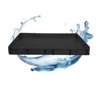Generisch Fondo Gabbia Impermeabile per Piccoli Animali - Rivestimento Lavabile in PVC Con Bordi Rialzati e Chiusure a Gancio e Anello - Tappetino di Contenimento per Porcellini d', Conigli e Criceti