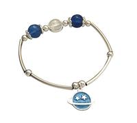 Generisch Frases Mensajes Pulsera Hombre Joyería Pure Silver Parts Star Of Spirituality Talisman For Colores 2 Junco Ancho Joyería, talla única, Zinc alloy