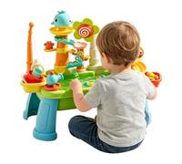 Generisch Fregadero de juegos con agua corriente, juego de rol interactivo eléctrico,Mesa de juegos de agua para niños | Para cocina al aire libre baño baño vajilla preescolar cumpleaños