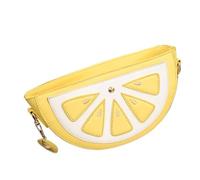 Generisch Fruit Shoulder Bag, Funny Orange Coin Purse, 23x12x7cm, Cute Phone Wallet Sling Bag Women, Girls, PU Fabric, Polyester Lining, Compact for Everyday Use
