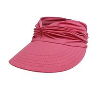 Generisch Fruta de sombrero para el sol - Primavera/Verano, Mujer al aire libre, cilindro vacío, conchas, Rosa intenso., Talla única