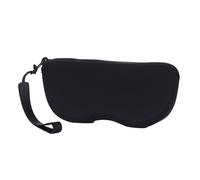 Generisch Funda de Gafas Suave - Funda de Silicona para Gafas - Estuche portátil con cordón para Uso Diario, equitación, esquí, Vacaciones, Piscina, Negro, Siehe Beschreibung