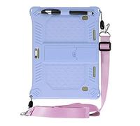 Generisch Funda de silicona universal para 101 tabletas con diseño a prueba de golpes para dispositivos iPad Android (Purple, One Size)