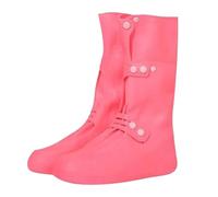 Generisch Fundas impermeables para zapatos para lluvia, comodidad todo el día, reutilizables, impermeables, para lluvia, para viajes, jardinería, patio, senderismo, nieve, barro de invierno, Rosa., XL