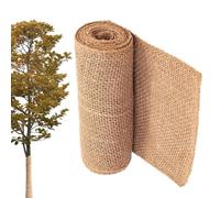 Generisch Fundas transpirables hidratantes de yute | Protección contra cortezas para exteriores, vendaje para plantas, para exteriores, patio trasero, granja, paisaje