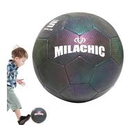 Generisch Fútbol iluminado, fútbol iluminado, actividad nocturna luminosa, entrenamiento de fútbol, equipo de entrenamiento de fitness para exteriores e interiores, deportes de equipo para niñas