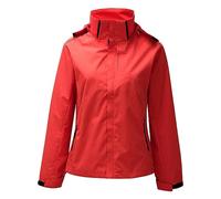 Generisch Gabardina para mujer, chaqueta funcional, chaqueta de entretiempo, abrigo para mujer, chaqueta hardshell para primavera, desmontable, dos exteriores, resistente al agua, para montañismo
