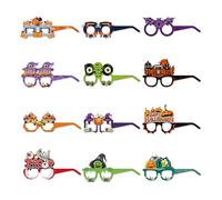 Generisch Gafas de Halloween - Papel Halloween Party Scary Gafas | Gafas duraderas Halloween Photo Booth Props | Gafas de Novedad Aterradoras para decoraciones Hallowen