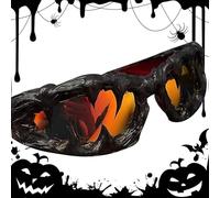 Generisch Gafas de sol con pegamento para gafas de sol - Uv400 envoltura alrededor de gafas de sol - fresca para sombra, ropa de ojos para Halloween Wrap alrededor de gafas de sol para mujeres