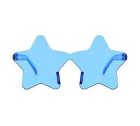 Generisch Gafas de sol de estrella | Gafas de sol de moda | Gafas de fiesta para el día a día | Cumpleaños, Festivales de Música, Halloween, Fiestas temáticas, Conciertos, Va, azul, Siehe Beschreibung