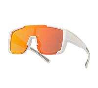 Generisch Gafas de sol deportivas polarizadas | Gafas de sol ligeras antideslumbrante - Protección UV para actividades al aire libre, para hombre y mujer, béisbol, , golf, ciclismo, White frame