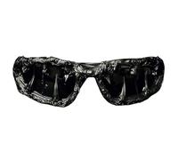 Generisch Gafas de sol góticas - UV400 envoltura alrededor de de escudo | gótica Eye Wear | Gafas para Halloween | Días de playa y noches de club | Gafas de sol elegantes de para